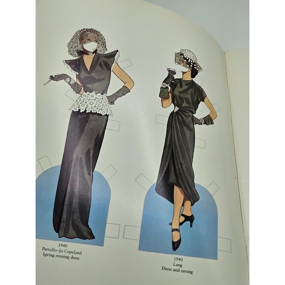 Great Fashion Designs of the Forties Paper Dolls By Tom Tierney New UNCUT - Picture 4 of 11